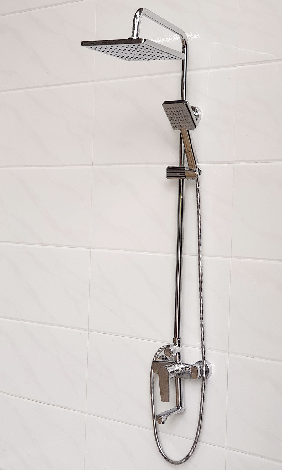 Cây sen nóng lạnh Đồng mạ Chrome Eurolife EL-SC913(Trắng bạc)