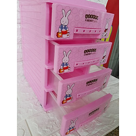 Tủ nhựa song long mini 4 tầng siêu xinh 