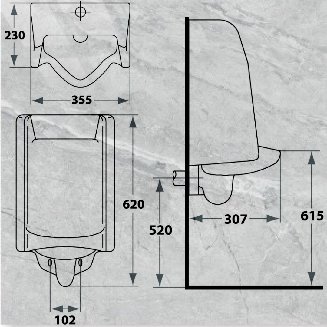 BỒN TIỂU NAM MÃ S-6904