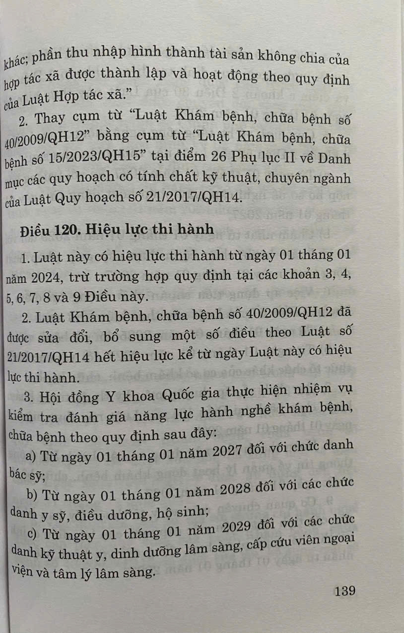 Luật Khám Bệnh, Chữa Bệnh