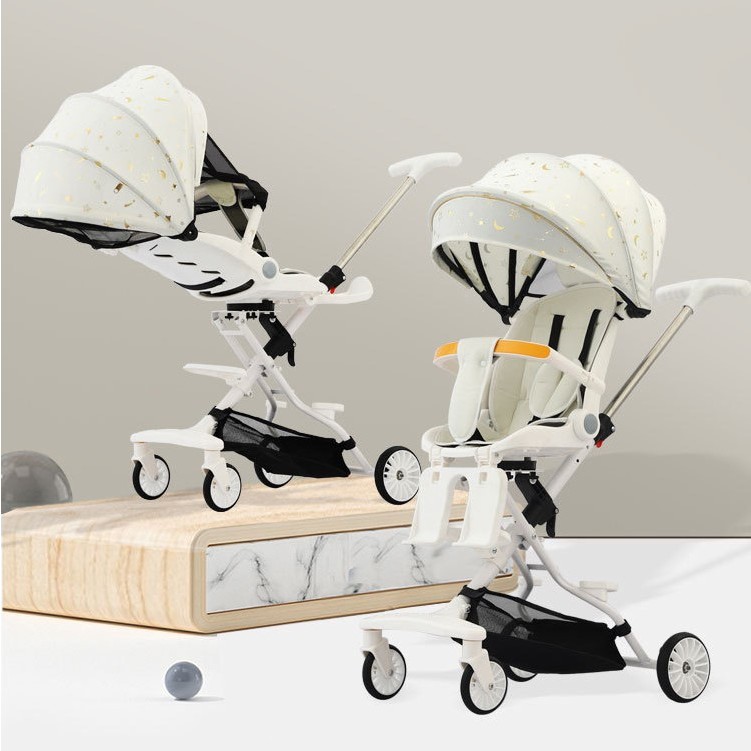Xe đẩy cho bé 2 chiều có thể gấp gọn linh hoạt,chịu lực trên 50kg ,3 tư thế ngả sâu có giảm sóc cho bé yêu