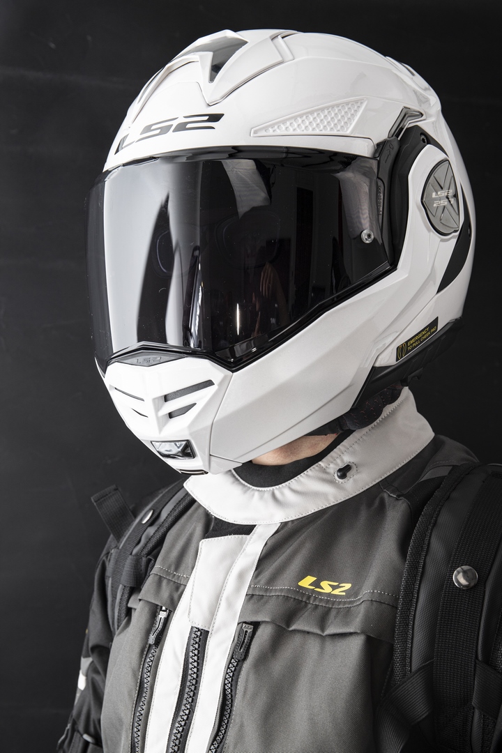 Mũ Bảo Hiểm Fullface Lật Hàm 180độ LS2 FF901 Advant X Fiberglass - Sợi thuỷ tinh