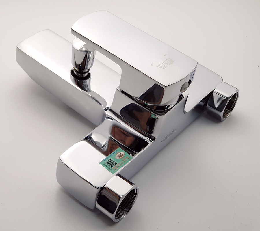 Bộ Vòi Sen Nóng Lạnh Đồng Mạ Chrome Eurolife EL-DAISY 01 (Trắng Bạc)