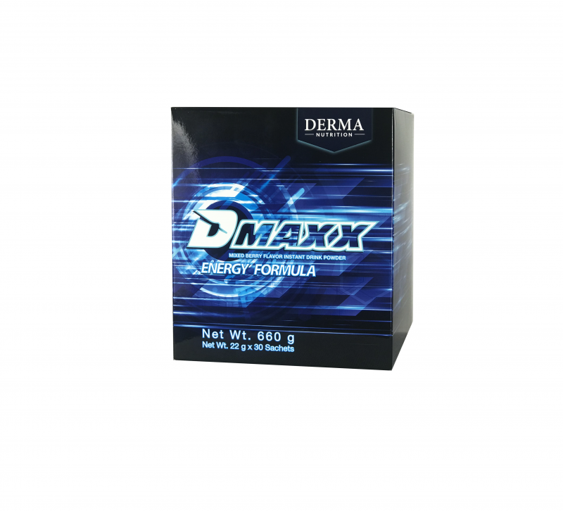 DMAXX thức uống bổ sung vitamin năng lượng có đường DAMODE 2 gói dùng thử màu xanh