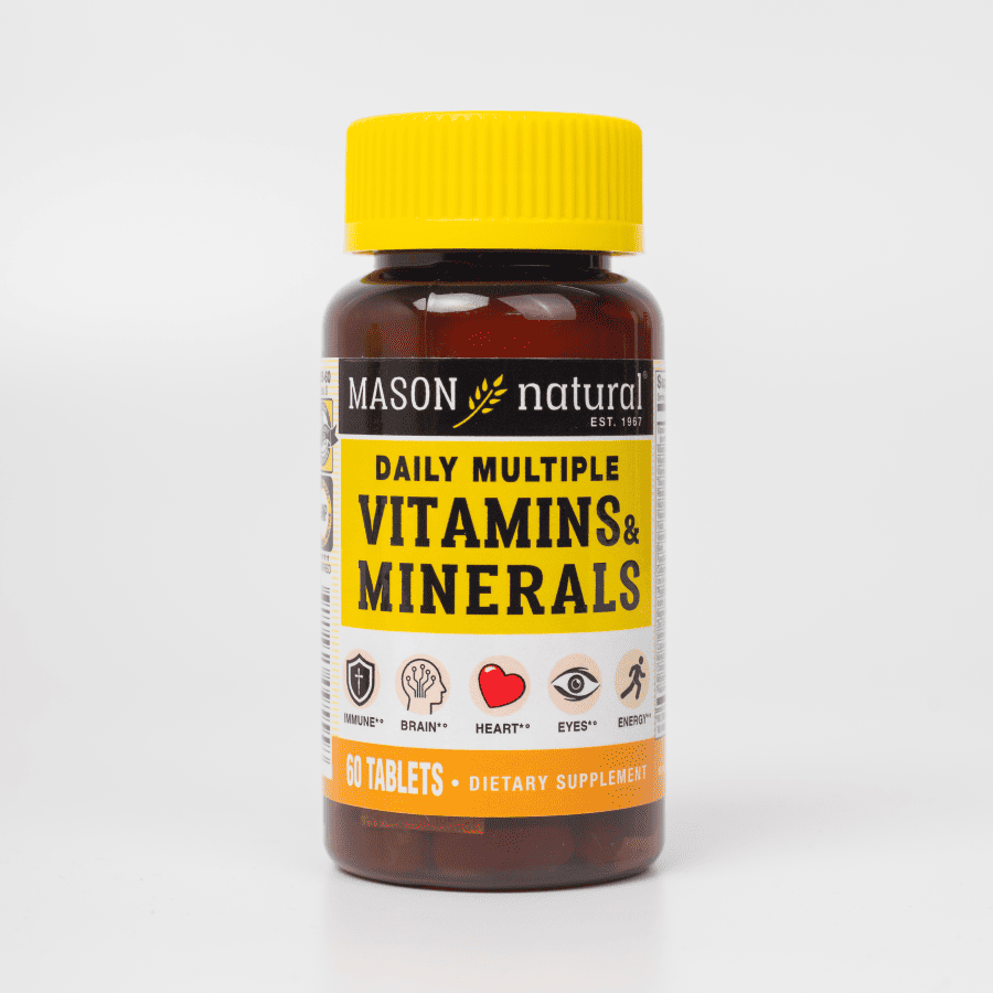 Viên uống Bổ sung vitamin tổng hợp cho cơ thể Mason Natural Daily Multiple Vitamins With Minerals – lọ 60 viên