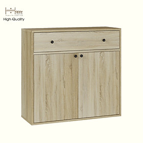 HAPPY FURNITURE , ZACY - Tủ lưu trữ 2 cửa mở , TCM_206 , 80cm x 32cm x 76cm DxRxC, Sản phẩm phổ thông