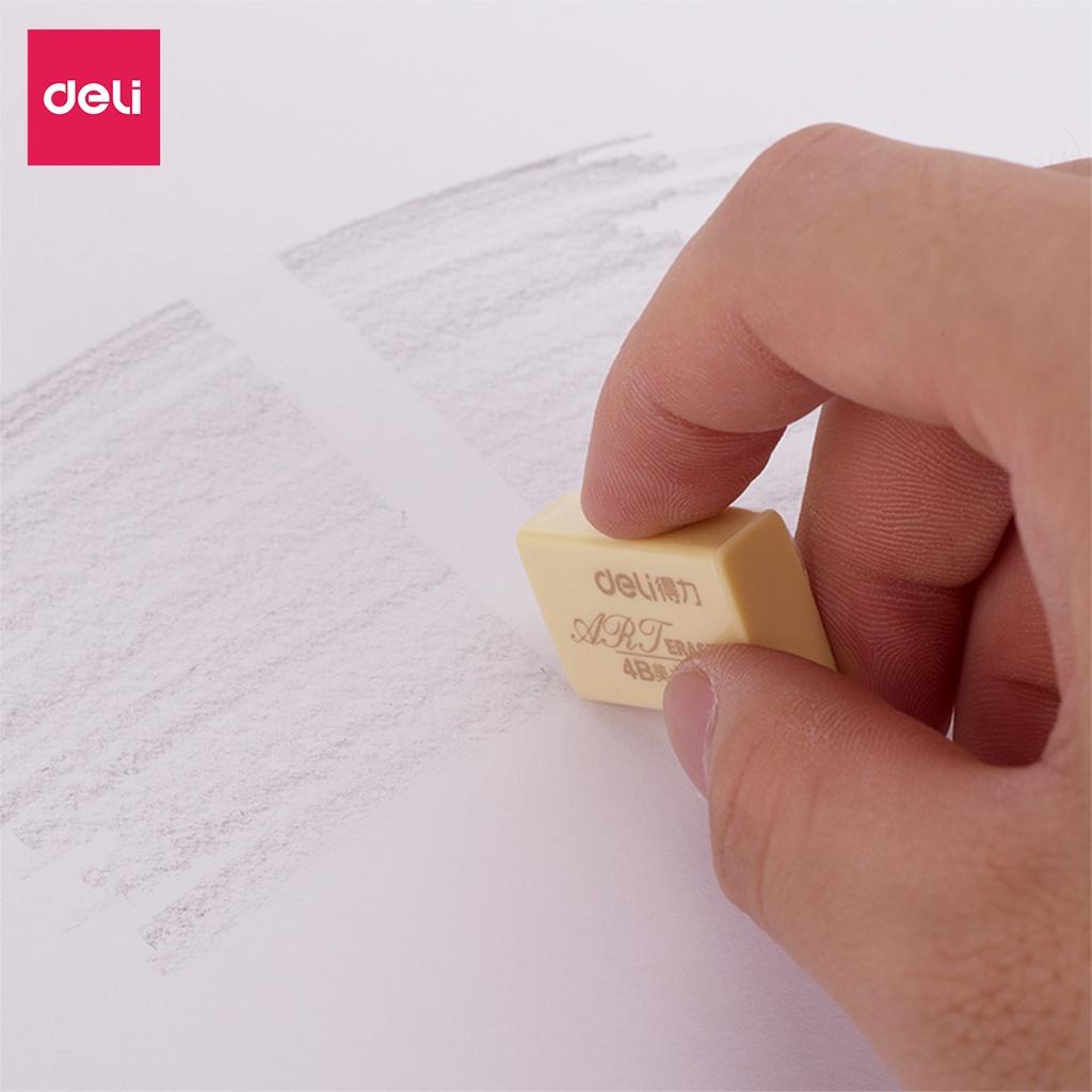 Gôm Tẩy Bút Chì 4B Deli - Hình Chữ Nhật Tẩy Sạch Sẽ Thiết Kế Nhỏ Gọn - 7544
