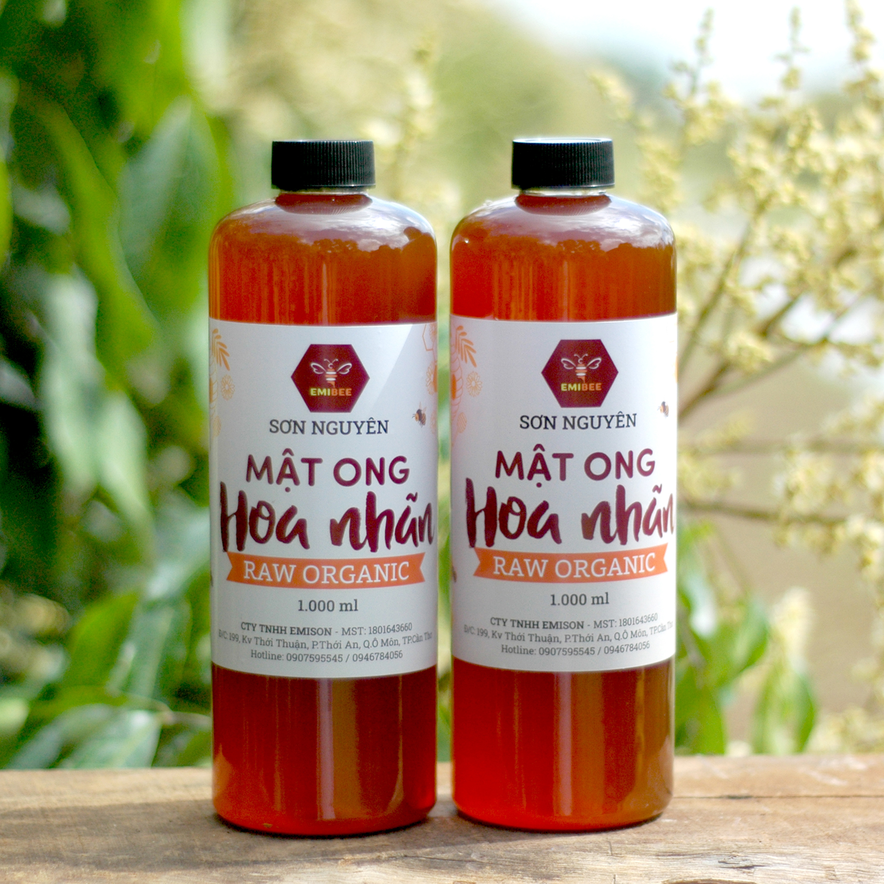 Mật Ong Hoa Nhãn Nguyên Chất 1000ml, món quà giá trị từ thiên nhiên,