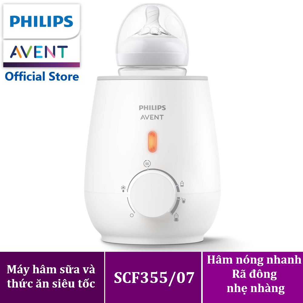 Máy hâm sữa và thức ăn siêu tốc Philips Avent SCF355/07