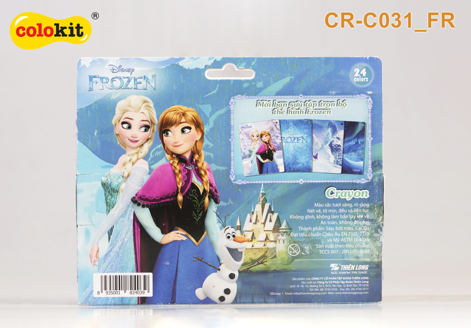 Bút Sáp Màu Thiên Long CR-C031/FR (24 Màu)