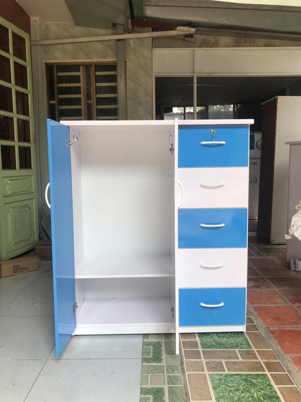 Tủ nhựa Đài Loan Juno Sofa 2 cánh 5 hộc ( Tùy chọn màu )