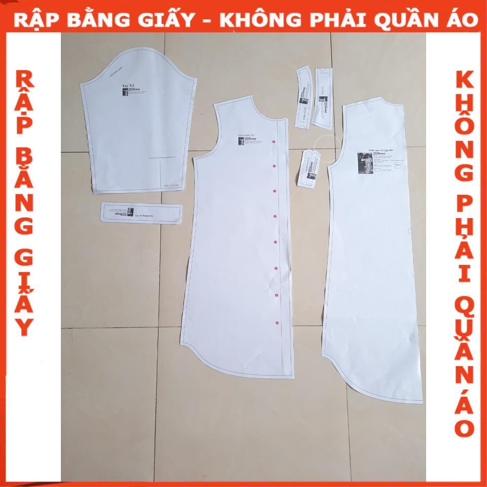 Rập giấy A0 đầm bé gái mã R152 (BẢN VẼ)