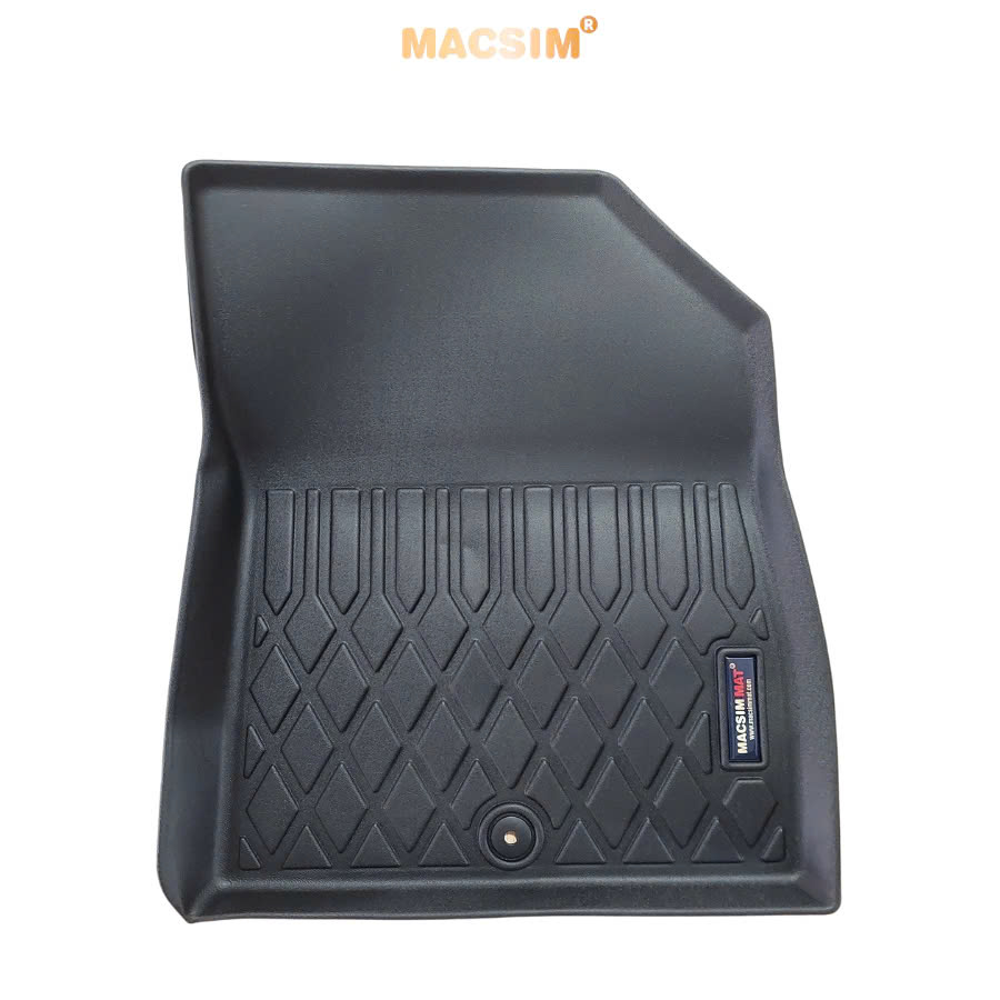 Thảm lót sàn xe ô tô Hyundai Palisade (sd) Nhãn hiệu Macsim chất liệu nhựa TPE cao cấp màu đen
