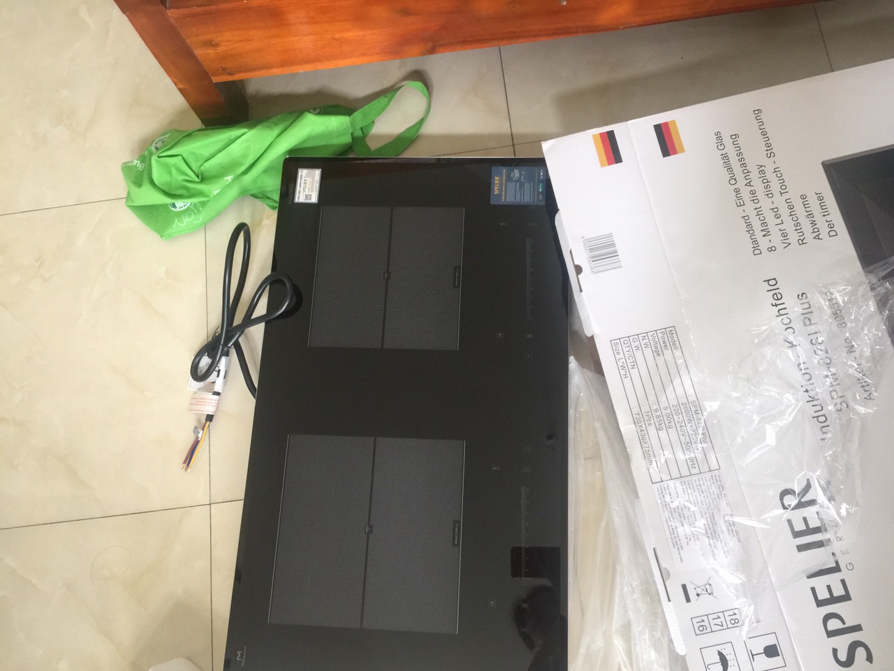 Bếp từ đôi Spelier SPM-828i Plus - Hàng Chính Hãng