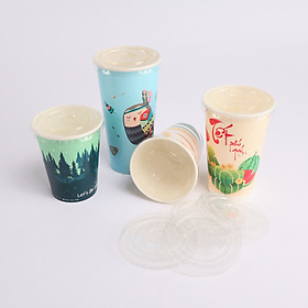 Nắp nhựa đây ly  - Lốc 50 cái phi 90