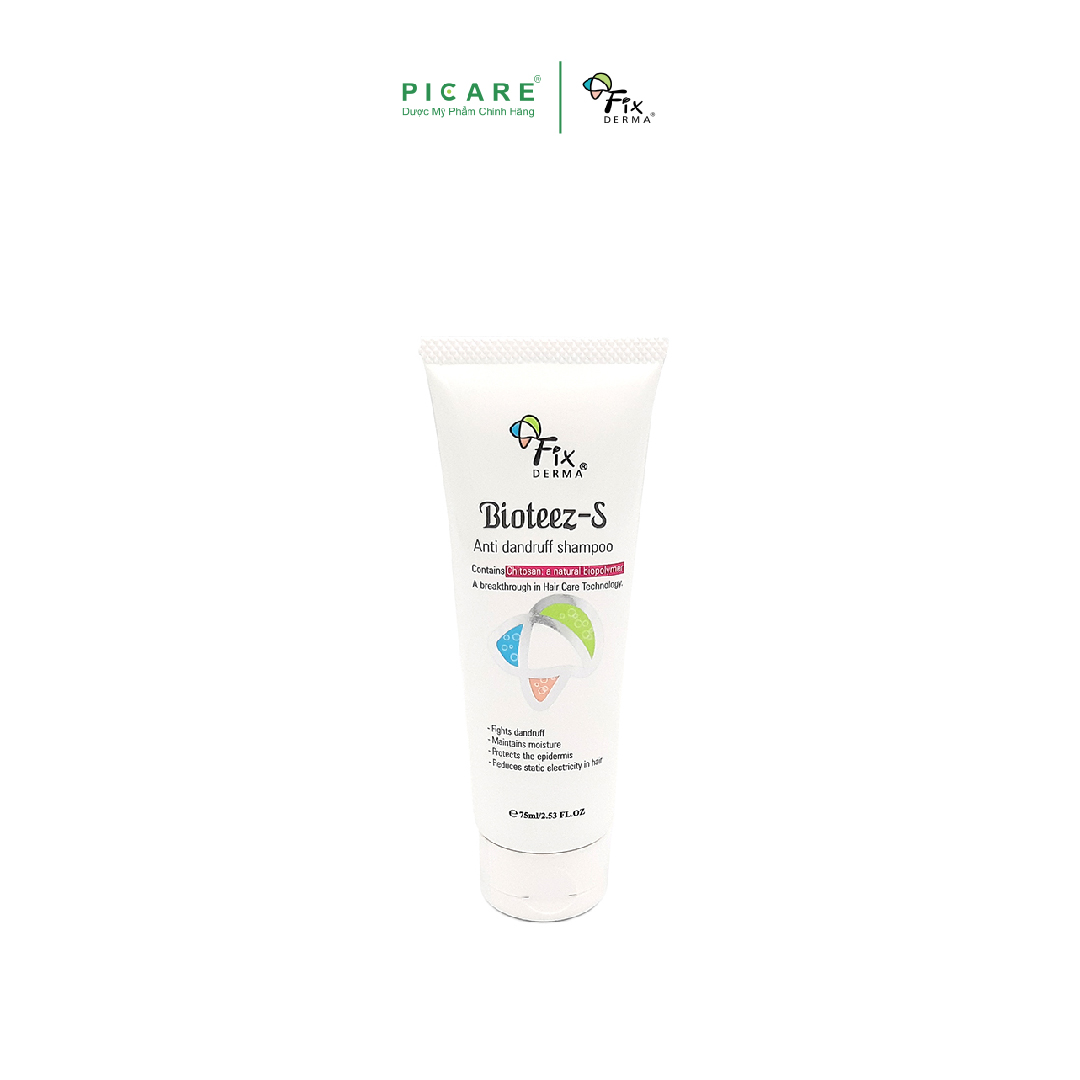 Dầu Gội Fixderma Giảm Gàu Bioteez-s Shampoo 75ml