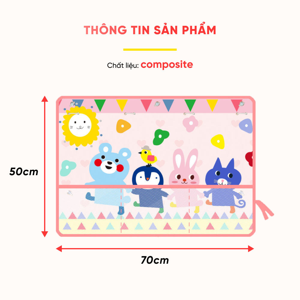 Màn che nắng cửa xe ô tô có miếng hút chắc chắn, rèm che nắng hoạt hình dễ thương vải siêu dày - giao mẫu ngẫu nhiên