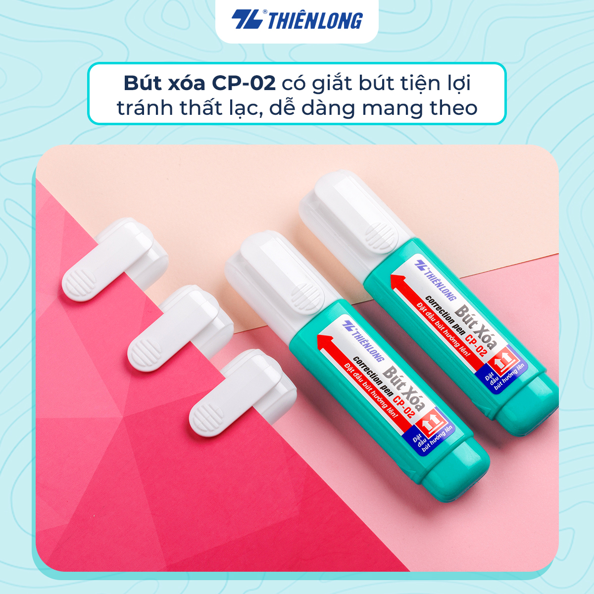 Bộ 2 Bút xóa Thiên Long CP-02