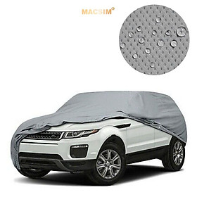 Bạt phủ ô tô chất liệu vải không dệt cao cấp thương hiệu MACSIM dành cho Jeep Wrangler màu ghi - sử dụng trong nhà, ngoài trời
