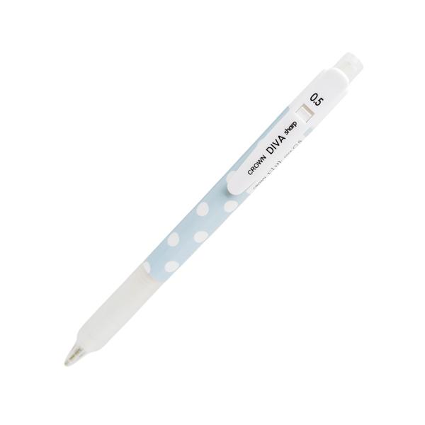 Bút Chì Bấm Diva 0.5mm - Crown - Màu Xanh