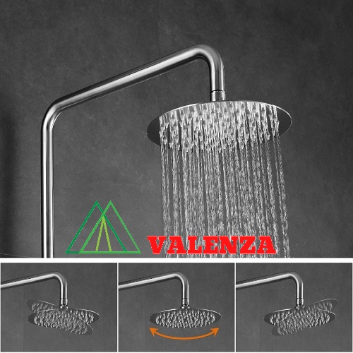 Bộ sen cây tắm đứng inox sus304 nóng lạnh Valenza SCT-01