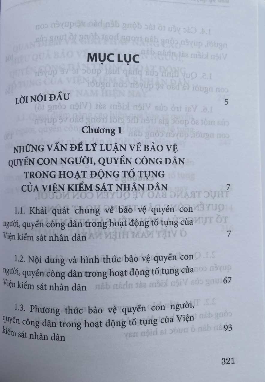 Bảo Vệ Quyền Con Người, Quyền Công Dân Trong Hoạt Động Tố Tụng Của Viện Kiểm Sát Nhân Dân Ở Việt Nam Hiện Nay