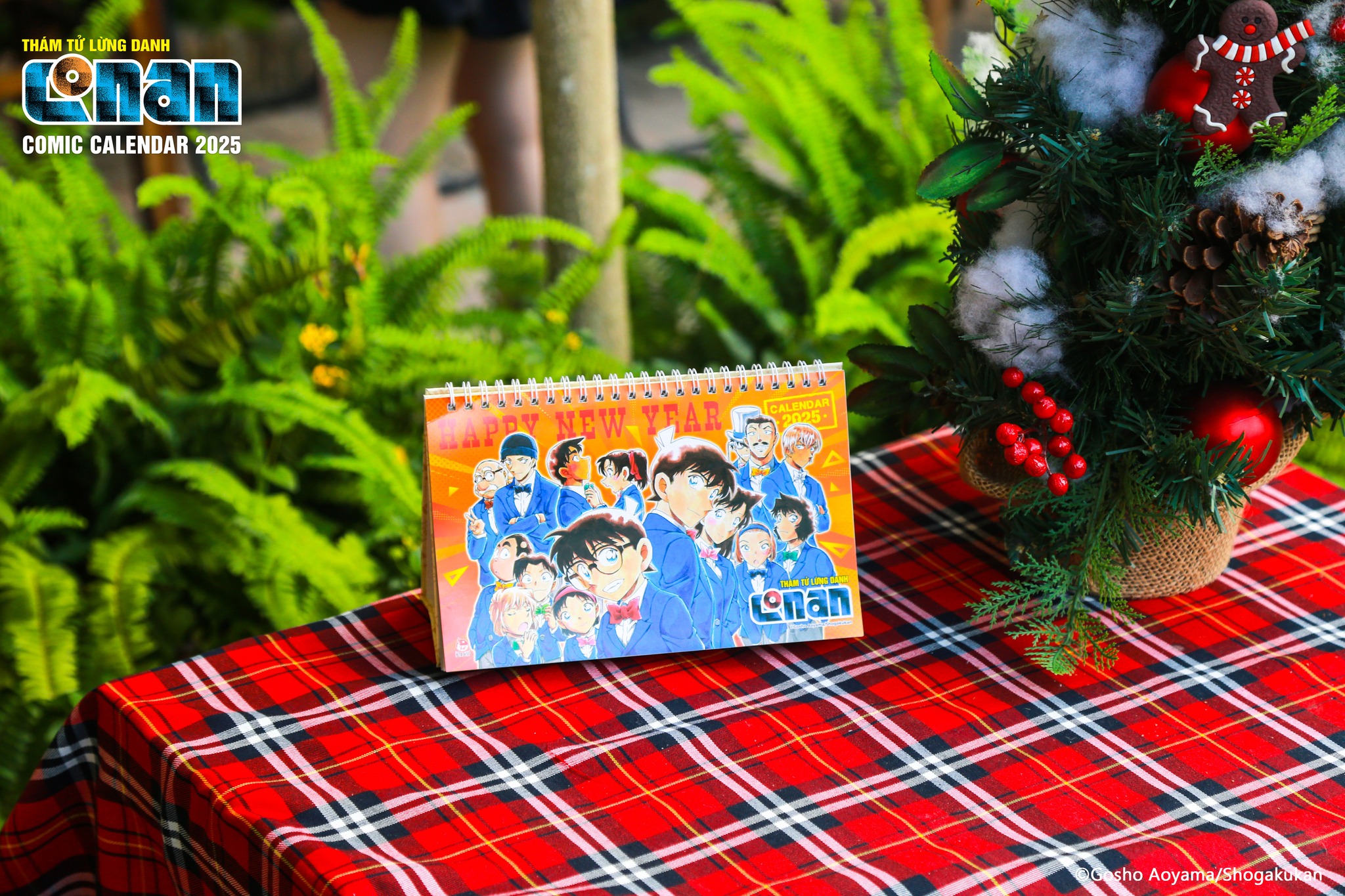 Lịch treo tường + Lịch bàn Conan Năm 2025 (Tặng kèm Poster + Set 5 Bookmark) - Chang Book