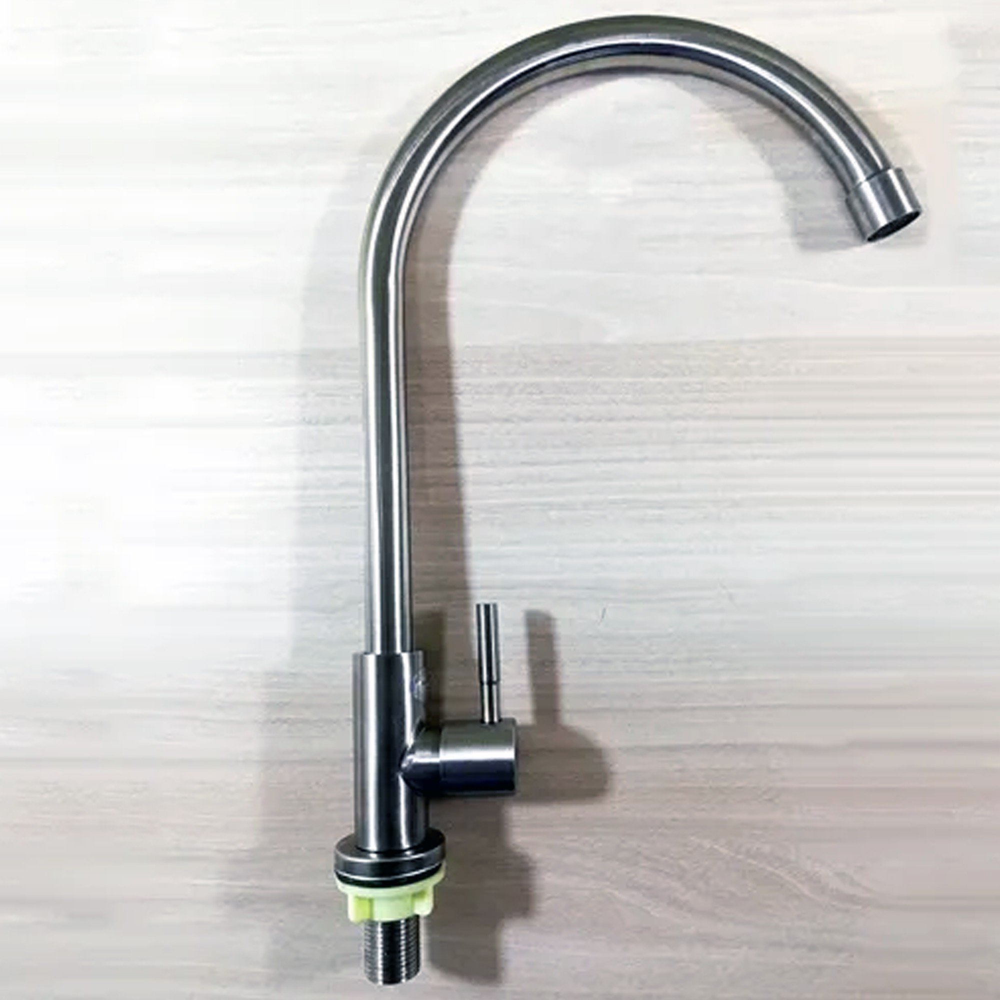 Bộ Chậu Rửa Bát Inox 1 Hộc 1 Bàn TÂN Á ĐẠI THÀNH Có Chân Kèm Vòi Nước Lạnh - Hàng Chính Hãng Tặng rổ rút, dây cấp inox, đầu nối ống xả chống hôi