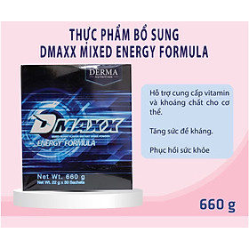 DMAXX thức uống bổ sung vitamin năng lượng có đường DAMODE 25 gói dùng thử màu xanh