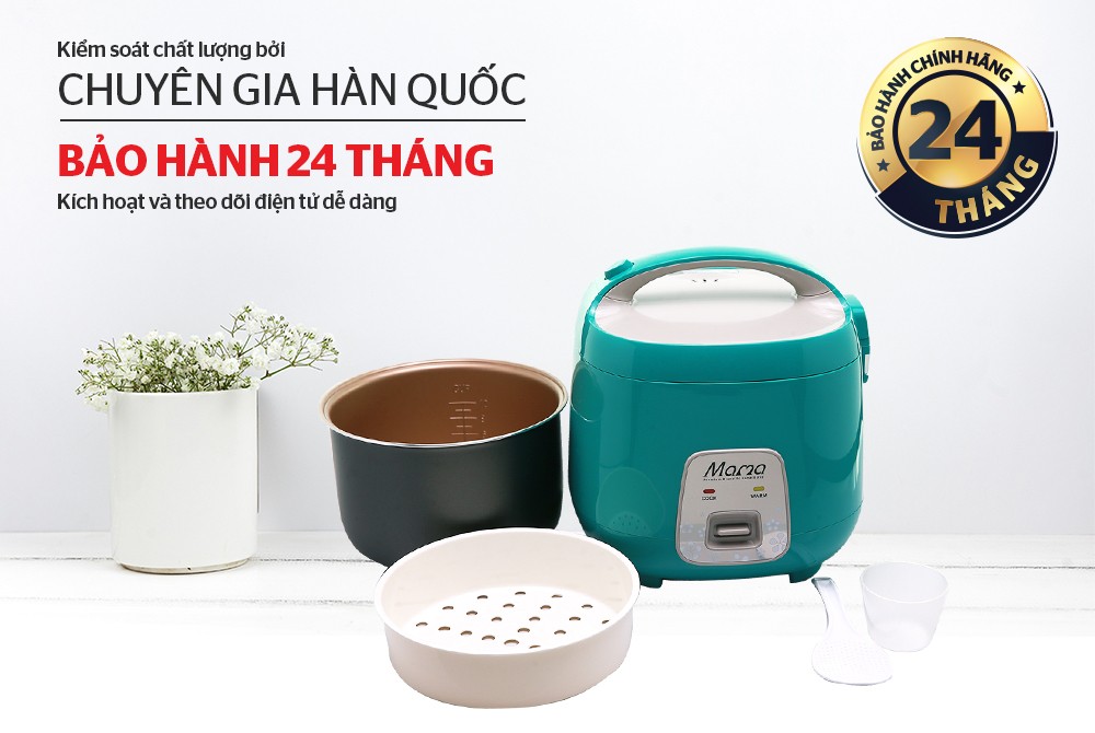 Nồi cơm điện 1.8L Sunhouse Mama SHD8652G - Hàng chính hãng