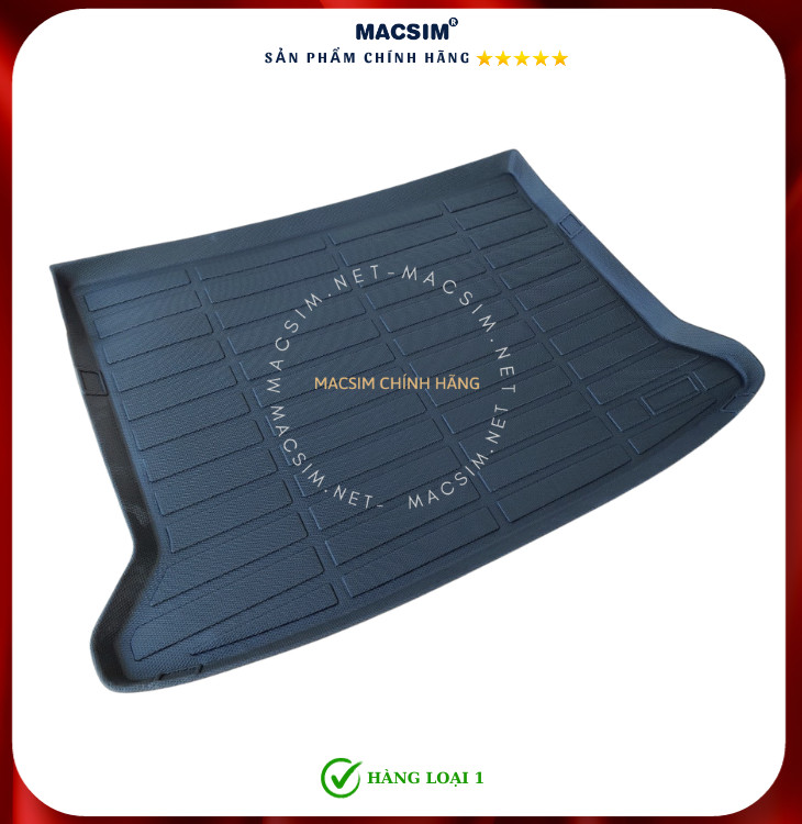 Thảm lót cốp xe ô tô SĐ Mazda CX30 nhãn hiệu Macsim chất liệu TPE cao cấp màu đen