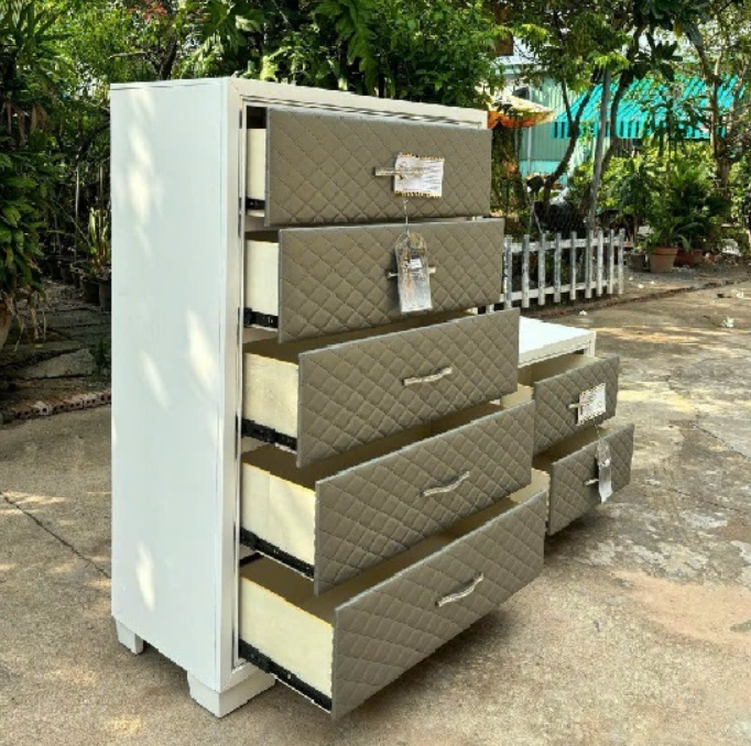 Tủ đứng đầu giường 5 ngăn kéo Tundo KT Ngang 97 x Sâu 46 x Cao 138cm