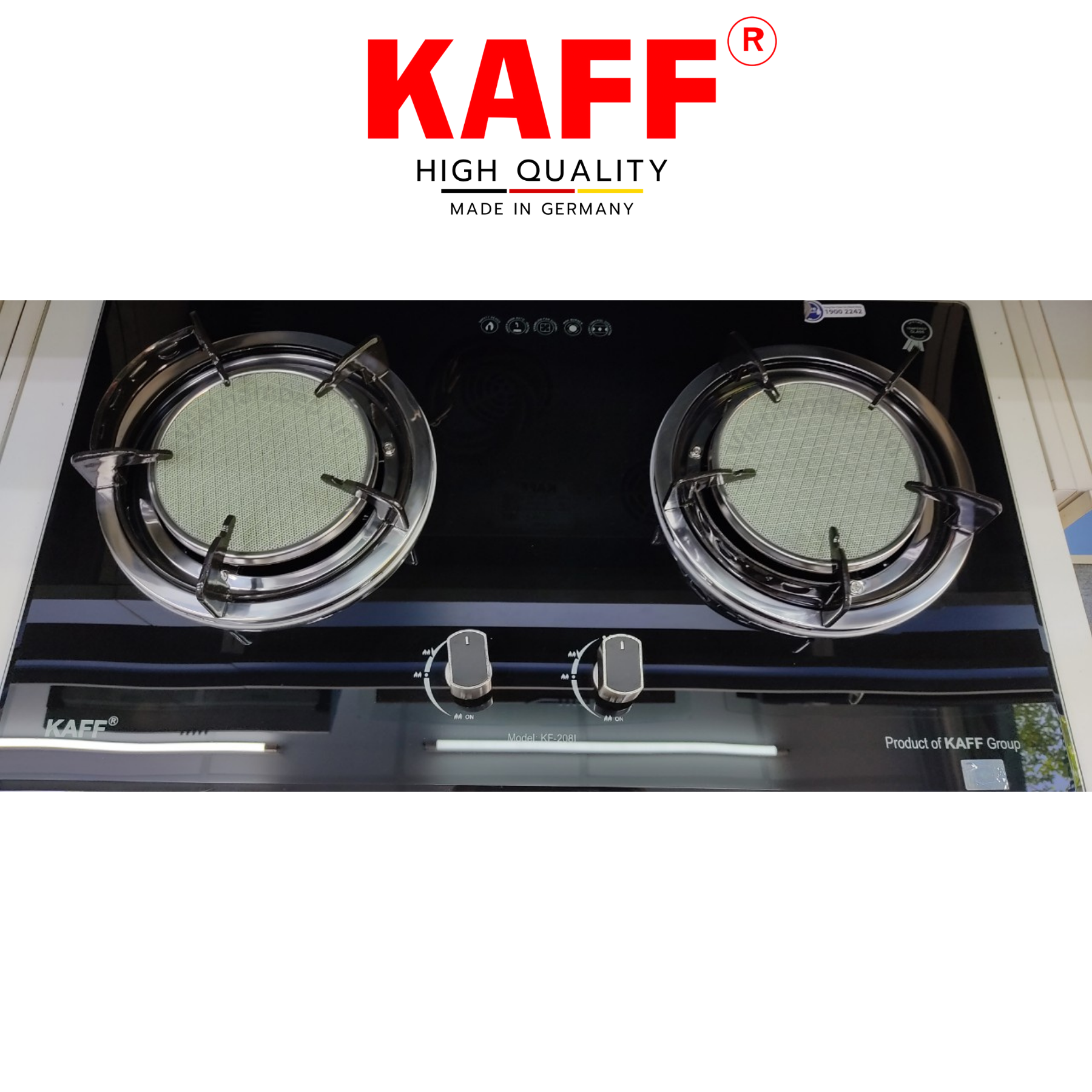 Bếp ga âm KAFF KF-208I - Hàng chính hãng