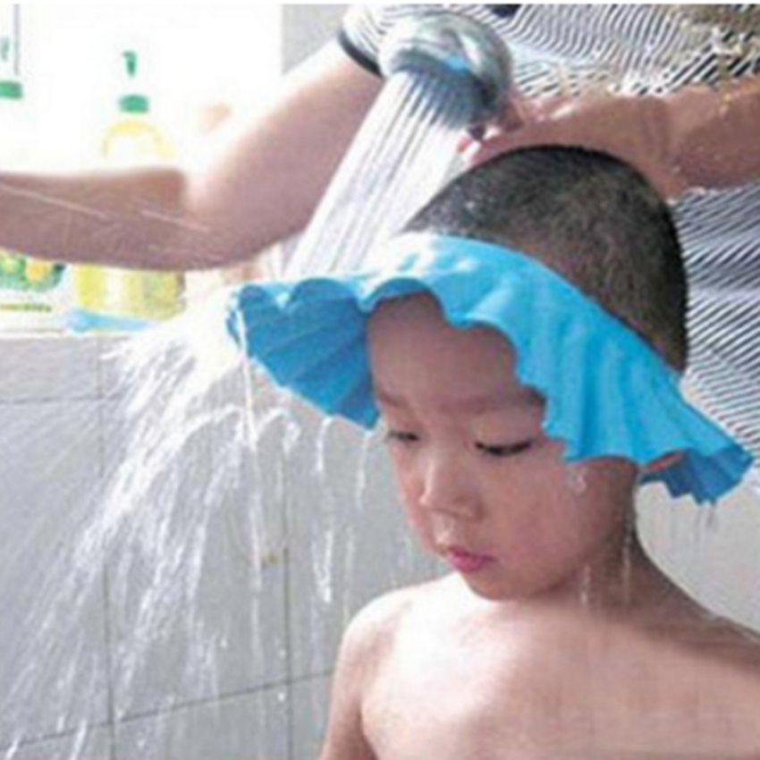 combo 2 Mũ gội đầu, tắm an toàn cho bé chỉnh 4 cỡ2 - mũ đội đầu chống thấm, mũ tắm cho bé - 206111