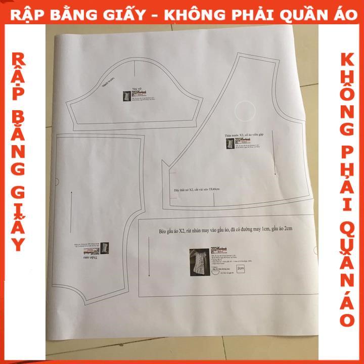 Rập giấy A0 set váy áo mã 802 (BẢN VẼ)