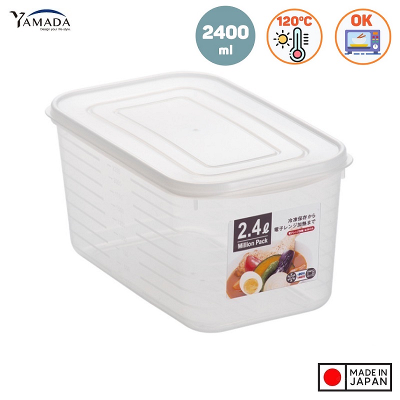 Hộp nhựa đựng thực phẩm Yamada 2.4L