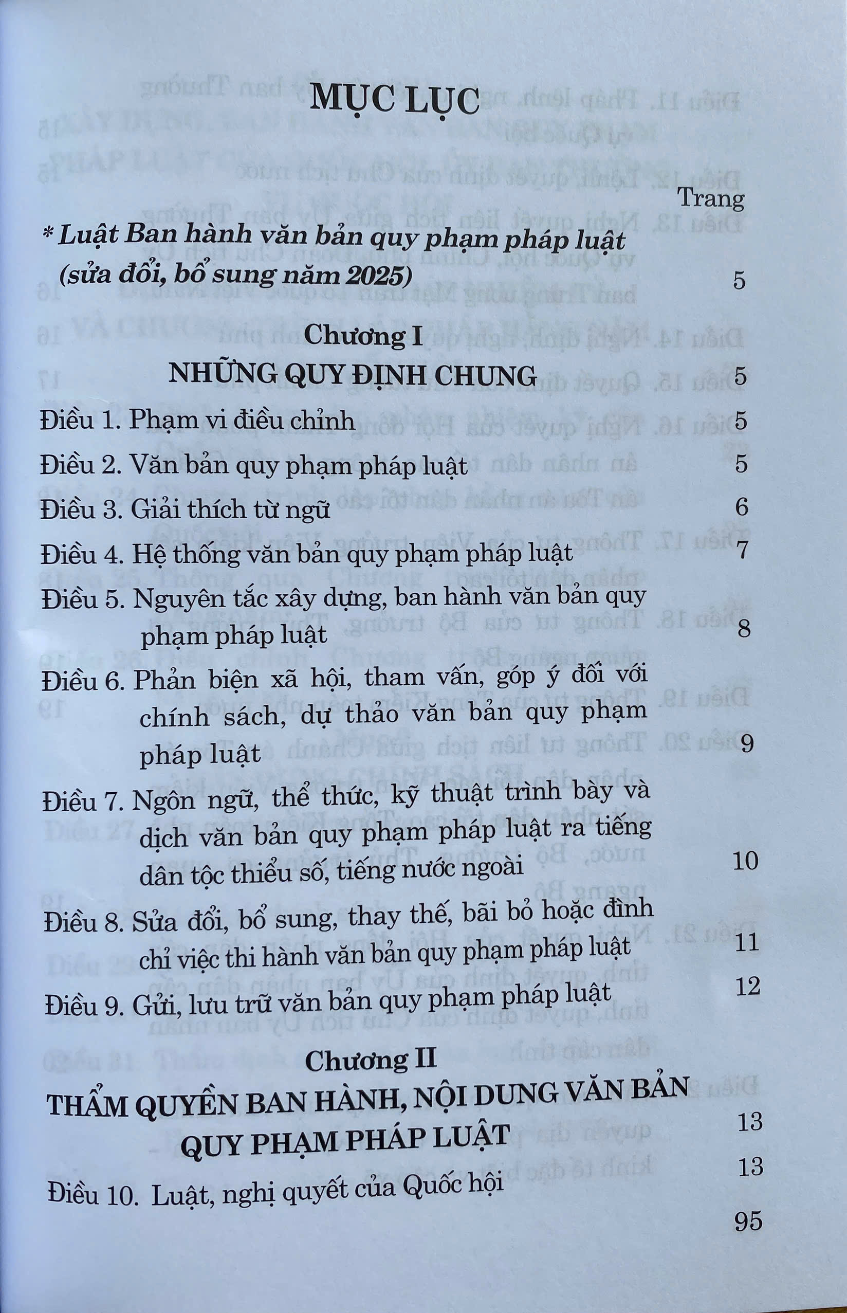 Luật Ban Hành Văn Bản Quy Phạm Pháp Luật (Sửa Đổi, Bổ Sung Năm 2025)