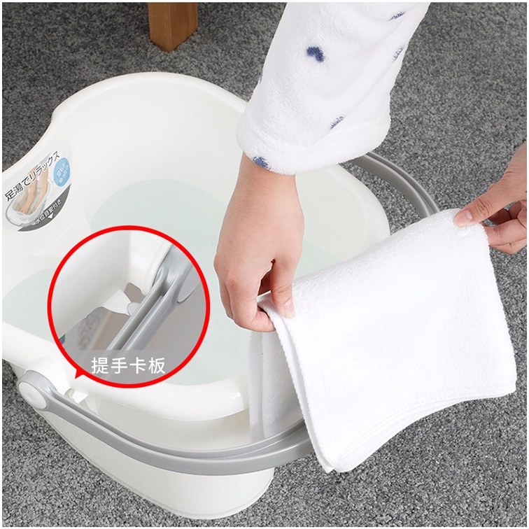 Chậu ngâm chân thư giãn (Foot Massage) Inomata Relax Ashiyu 13L - Hàng nội địa Nhật Bản |#Made in Japan| |#Nhập khẩu chính hãng| |#Mẫu Mới|