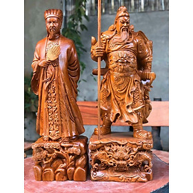 Tượng khổng minh gia cát lượng bằng  kt cao 50×16×14×