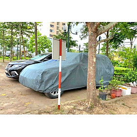 Bạt phủ ô tô chất liệu vải không dệt cao cấp thương hiệu MACSIM dành cho Mazda CX8 màu ghi - sử dụng trong nhà, ngoài trời