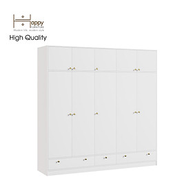 [Happy Home Furniture] ELEGANT, Tủ quần áo 2m2x2m2 , 220cm x 54cm x 220cm ( DxRxC), TCM_046