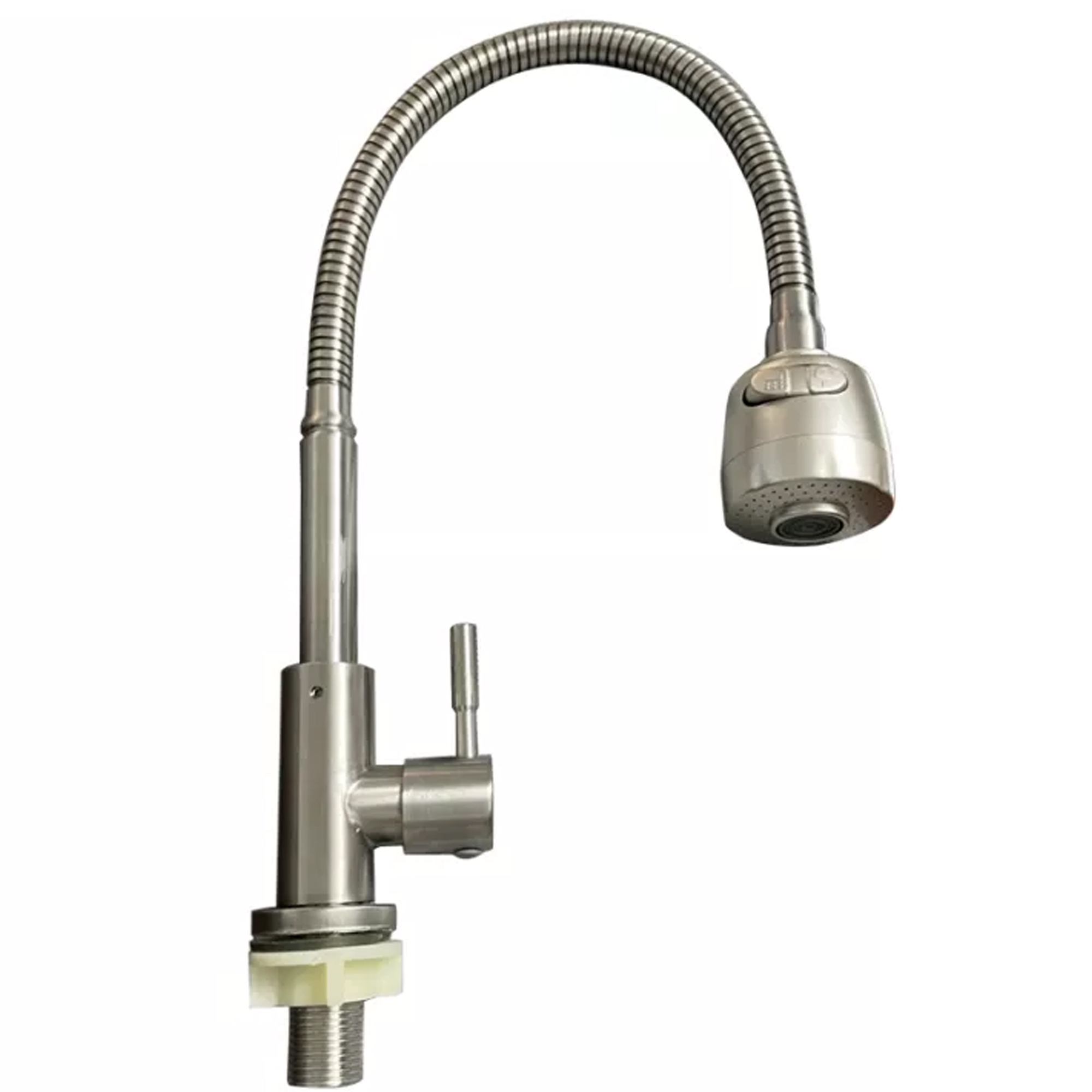 Bộ Chậu Rửa Chén Bát SUS304 HWATA Treo Tường 43x38cm Kèm Vòi Lạnh - Đủ bộ gồm Chậu, khung treo, xi phông, vòi