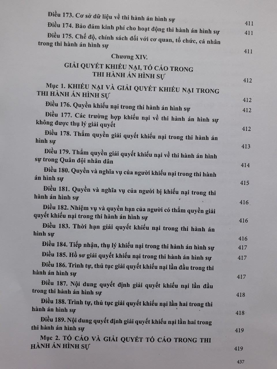 Chỉ Dẫn Luật Thi Hành Án Hình Sự