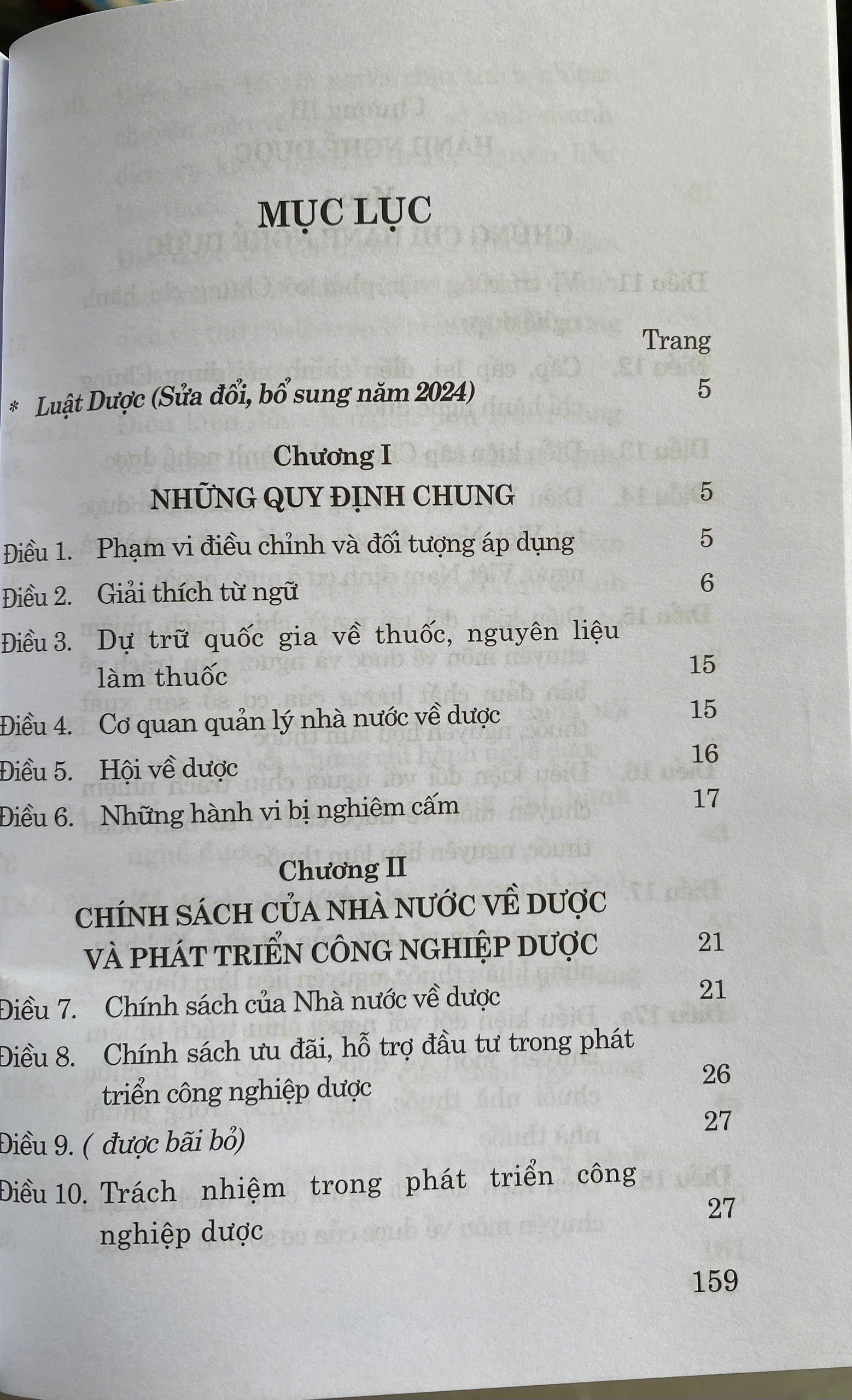 Luật Dược ( Sửa đổi, bổ sung năm 2024 )