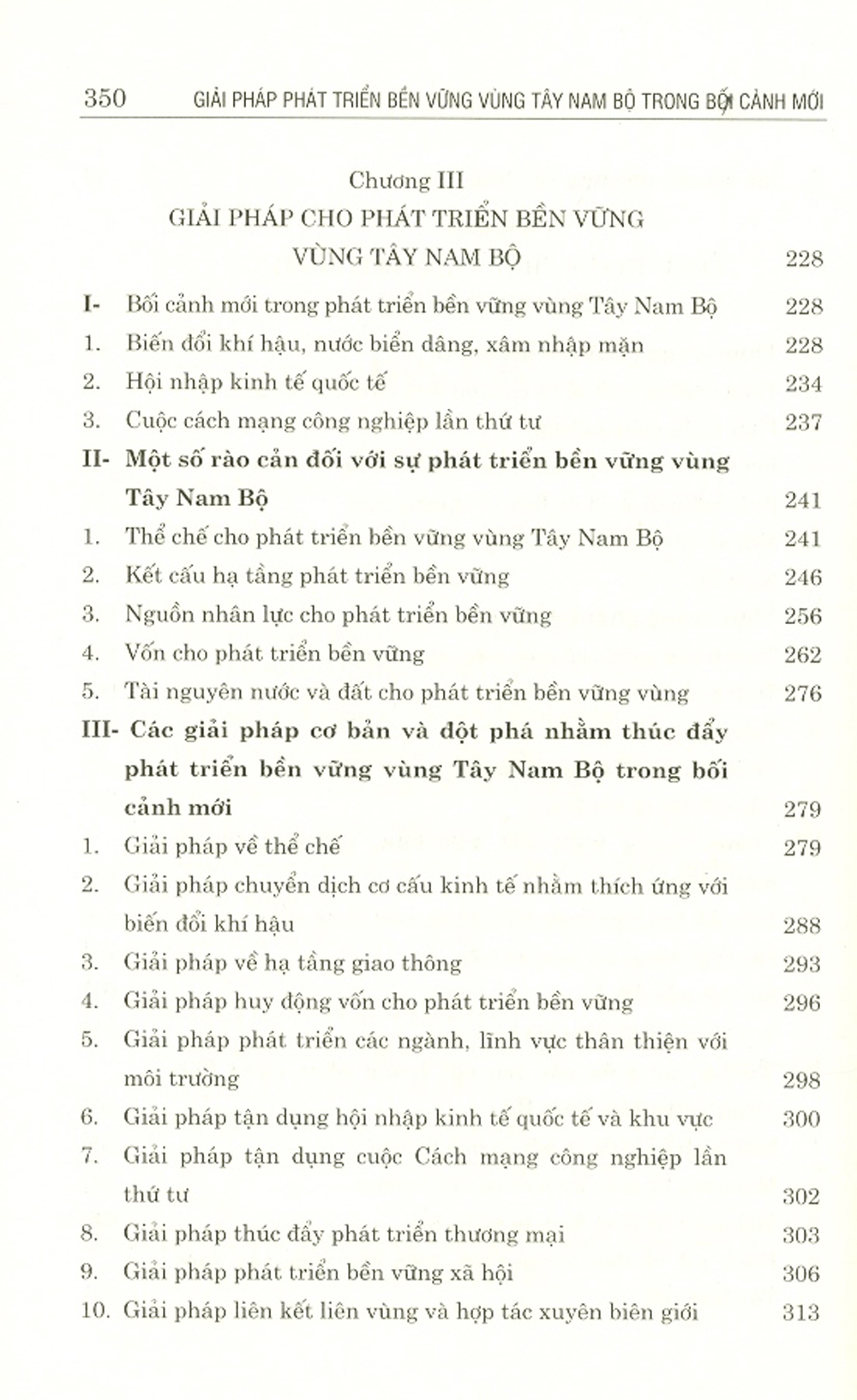 Giải Pháp Phát Triển Bền Vững Vùng Tây Nam Bộ Trong Bối Cảnh Mới (Sách Chuyên Khảo)