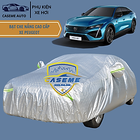 [PEUGEOT] Bạt Phủ Xe Ô Tô 3 Lớp Tráng Nhôm Cao Cấp – Chống Nóng, Chống Thấm, Chống Bụi | Hàng Chính Hãng