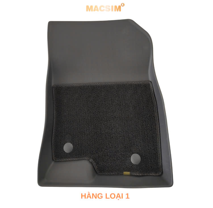 Thảm lót sàn ô tô 2 lớp cao cấp dành cho xe Mazda 3 2020+ (sd3) nhãn hiệu Macsim chất liệu TPE màu đen