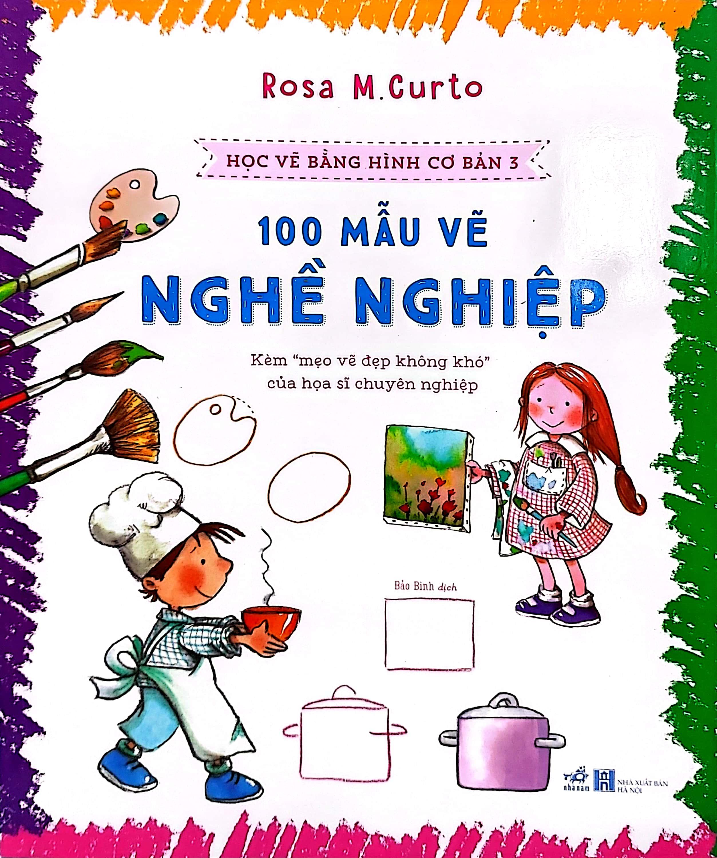 Học Vẽ Bằng Hình Cơ Bản 3 - 100 Mẫu Vẽ Nghề Nghiệp