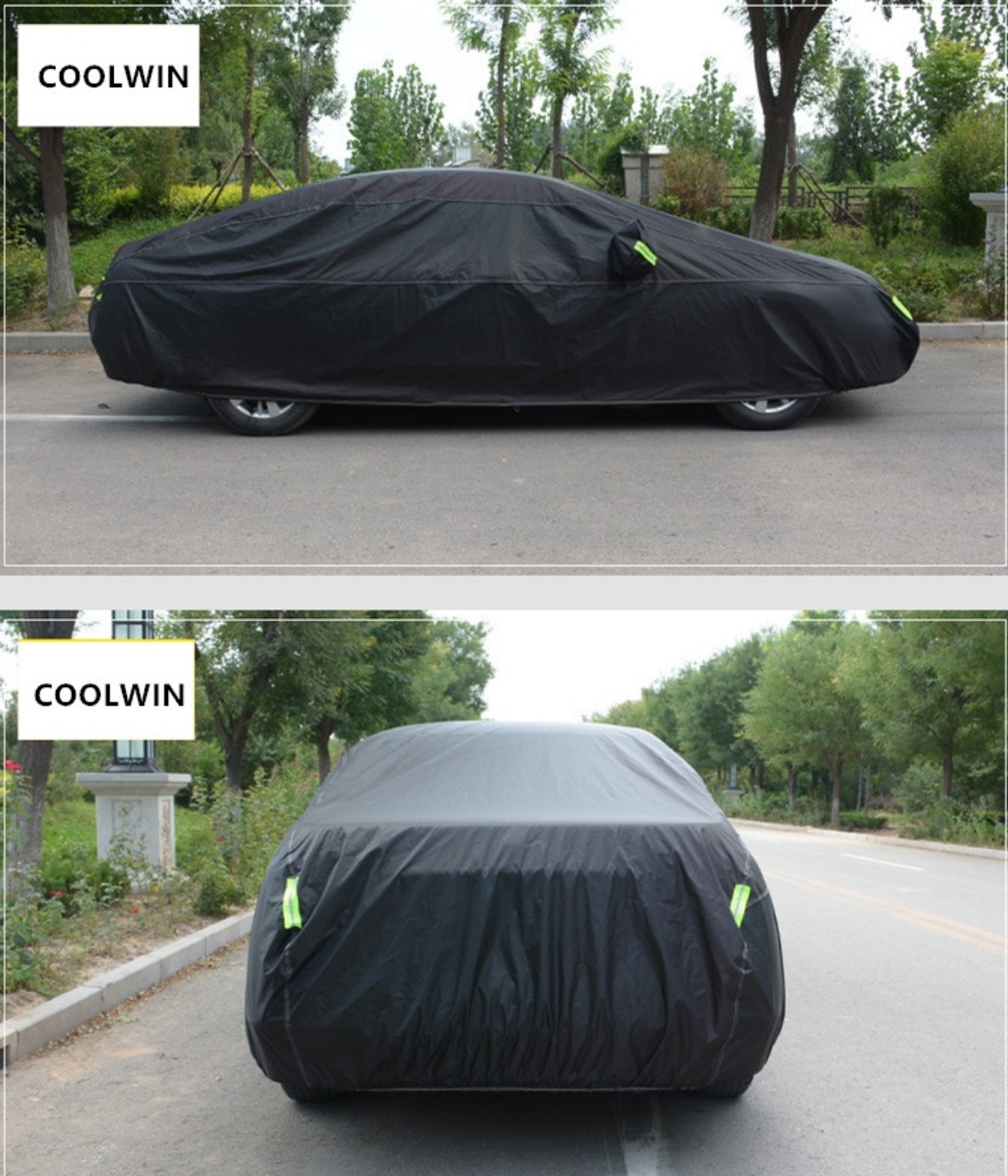 Bạt phủ ô tô Suzuki Jimny thương hiệu Macsim sử dụng trong nhà và ngoài trời chất liệu Polyester - màu đen