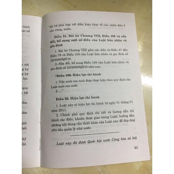 Sách - Luật Nuôi Con Nuôi - NXB Chính Trị Quốc Gia